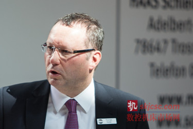 哈斯馬格磨床有限公司董事總經理Thomas Bader先生